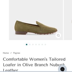 Aerosoles Payne loafers in olive nubuck